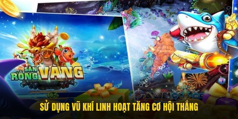 Sử dụng vũ khí linh hoạt tăng cơ hội thắng