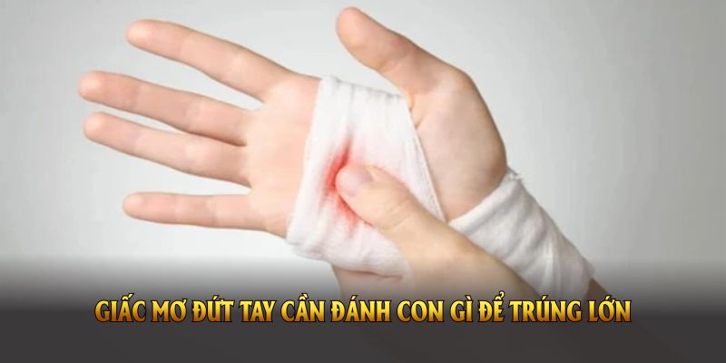 Giấc mơ đứt tay cần đánh con gì để trúng lớn